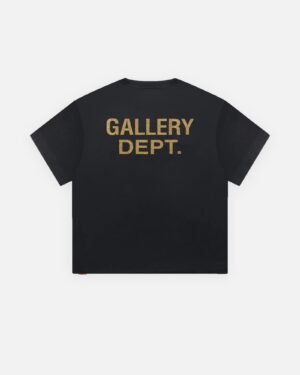 T-shirt Gallery Dept. Flaming Reaper nera, vista dal retro